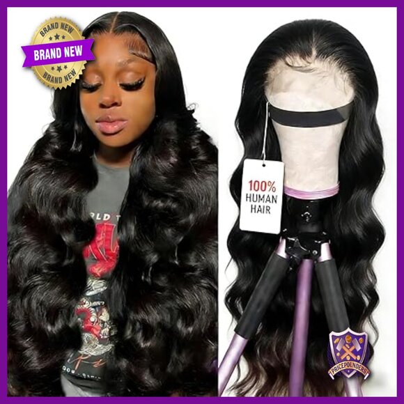 Glueless Human Hair Wig 5x5 HD Lace Body Wave Pre Plucked Ready to Wear